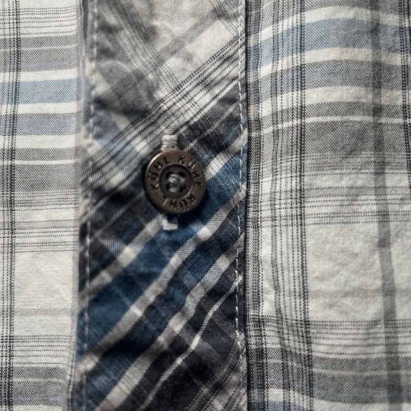Kuhl Men's Short Sleeve Button Up Shirt Size L Suncel SPF Hiking Lightweight EUC - Picture 6 of 8